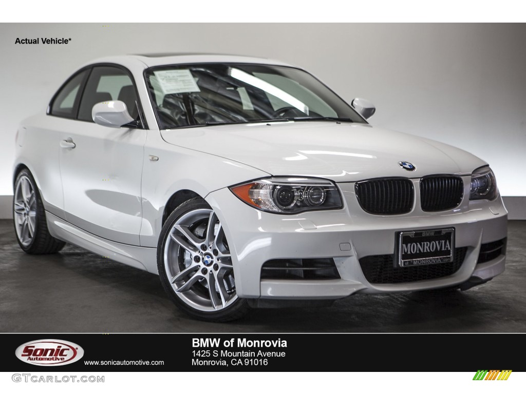 2012 1 Series 135i Coupe - Alpine White / Black photo #1