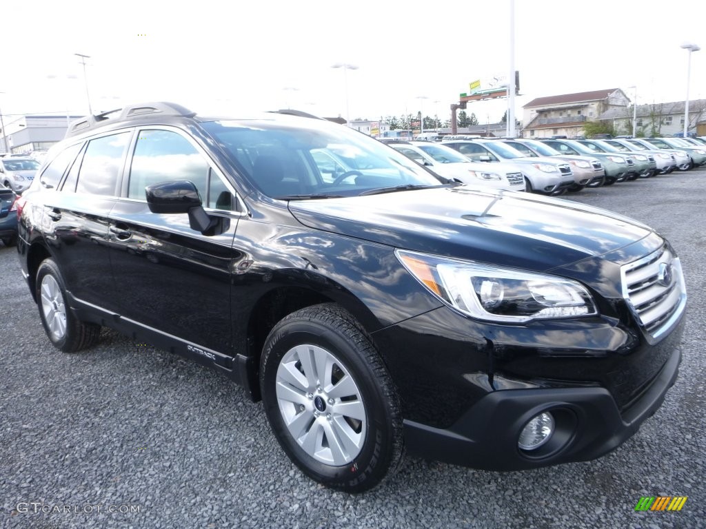 2016 Outback 2.5i Premium - Crystal Black Silica / Slate Black photo #1