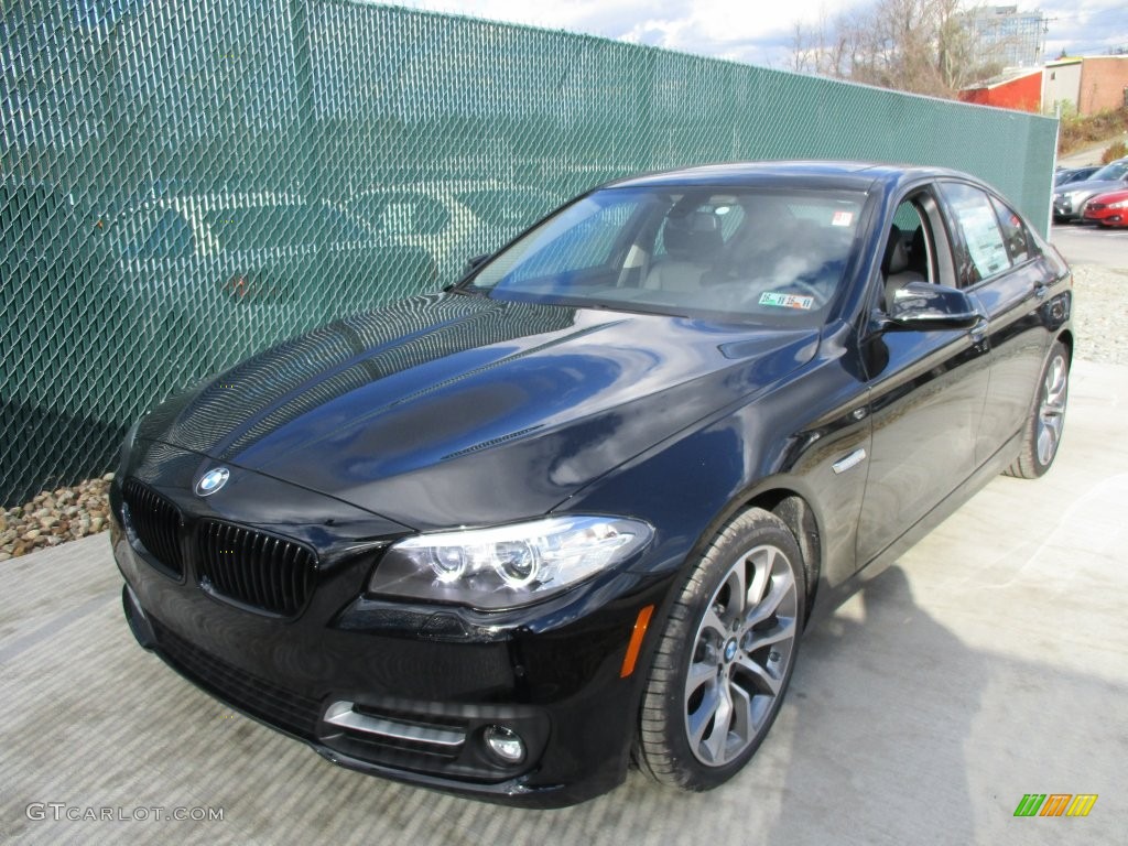Jet Black 2016 BMW 5 Series 528i xDrive Sedan Exterior Photo #108681671