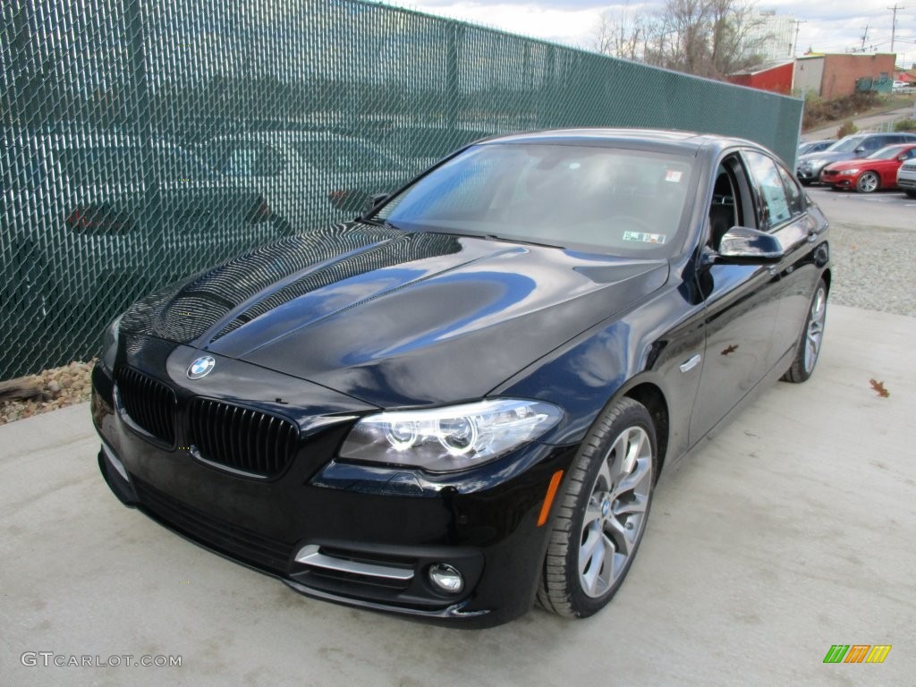 2016 5 Series 528i xDrive Sedan - Jet Black / Black photo #10