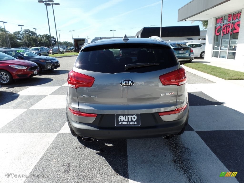 2016 Sportage SX - Mineral Silver / Black photo #4