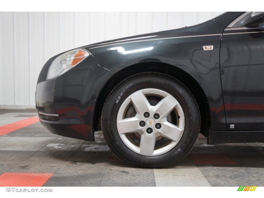 2008 Malibu LS Sedan - Black Granite Metallic / Cocoa/Cashmere Beige photo #74