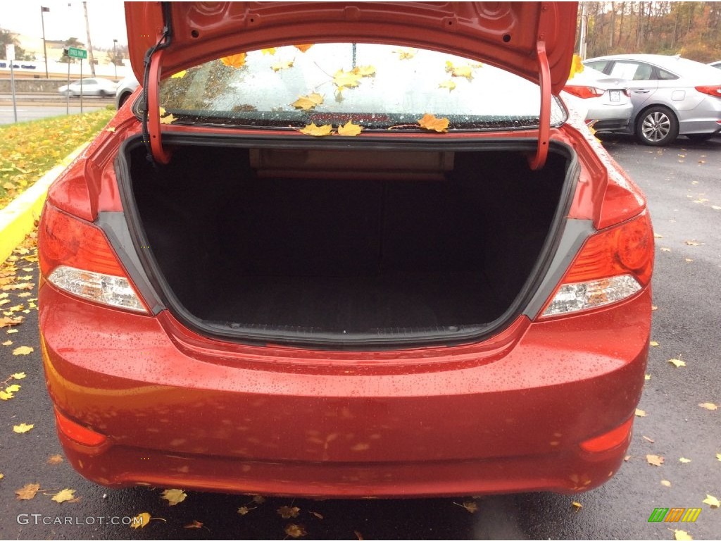 2013 Accent GLS 4 Door - Boston Red / Gray photo #20