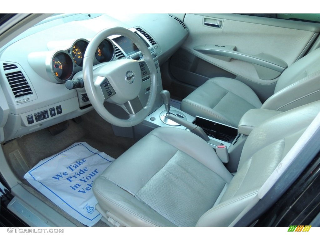 2006 Maxima 3.5 SL - Onyx Black / Cafe Latte photo #14