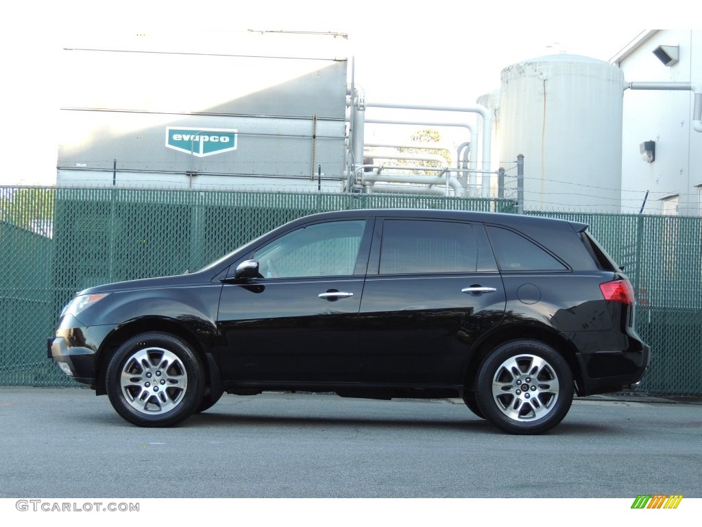 2007 MDX Technology - Formal Black Pearl / Taupe photo #3