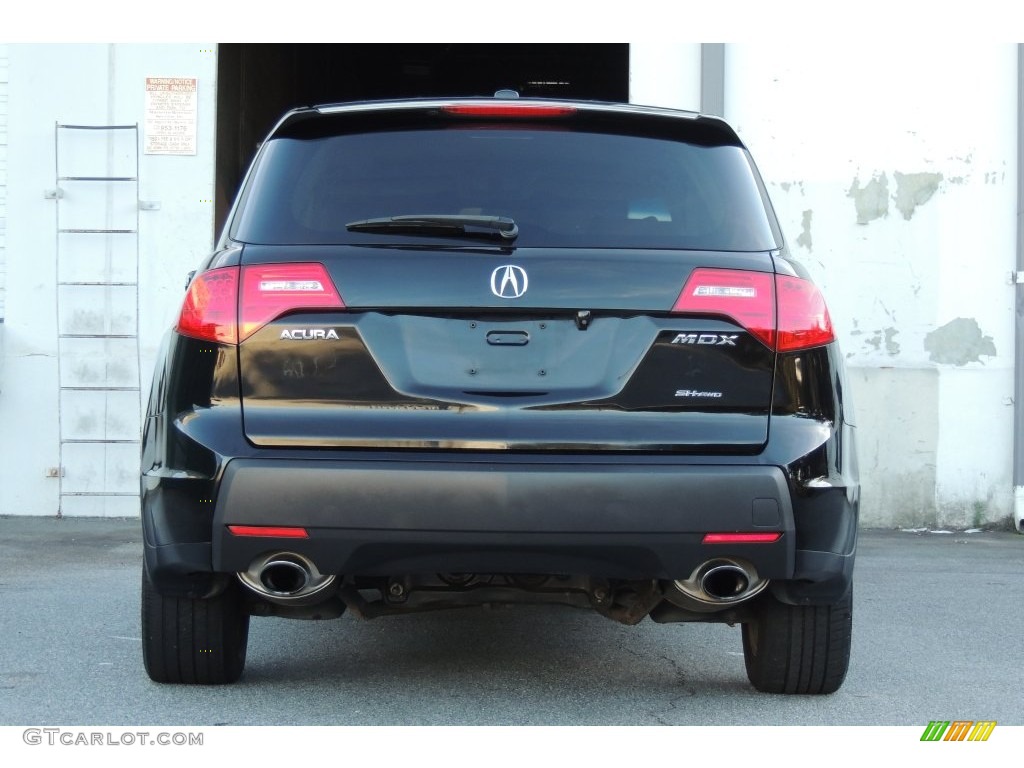 2007 MDX Technology - Formal Black Pearl / Taupe photo #7