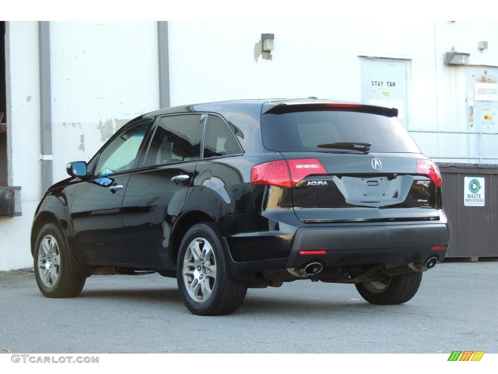 2007 MDX Technology - Formal Black Pearl / Taupe photo #8