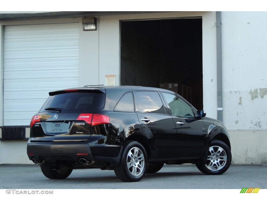 2007 MDX Technology - Formal Black Pearl / Taupe photo #10