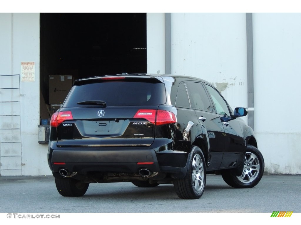 2007 MDX Technology - Formal Black Pearl / Taupe photo #11