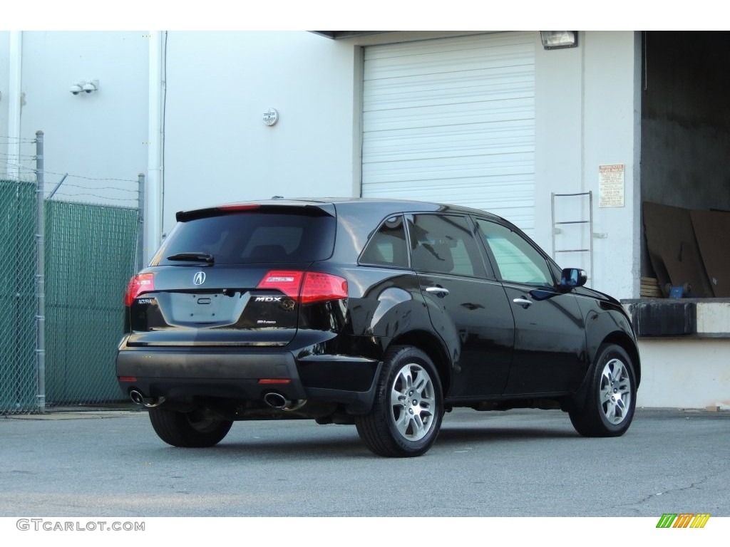 2007 MDX Technology - Formal Black Pearl / Taupe photo #35