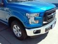 2015 Blue Flame Metallic Ford F150 XL SuperCab  photo #2