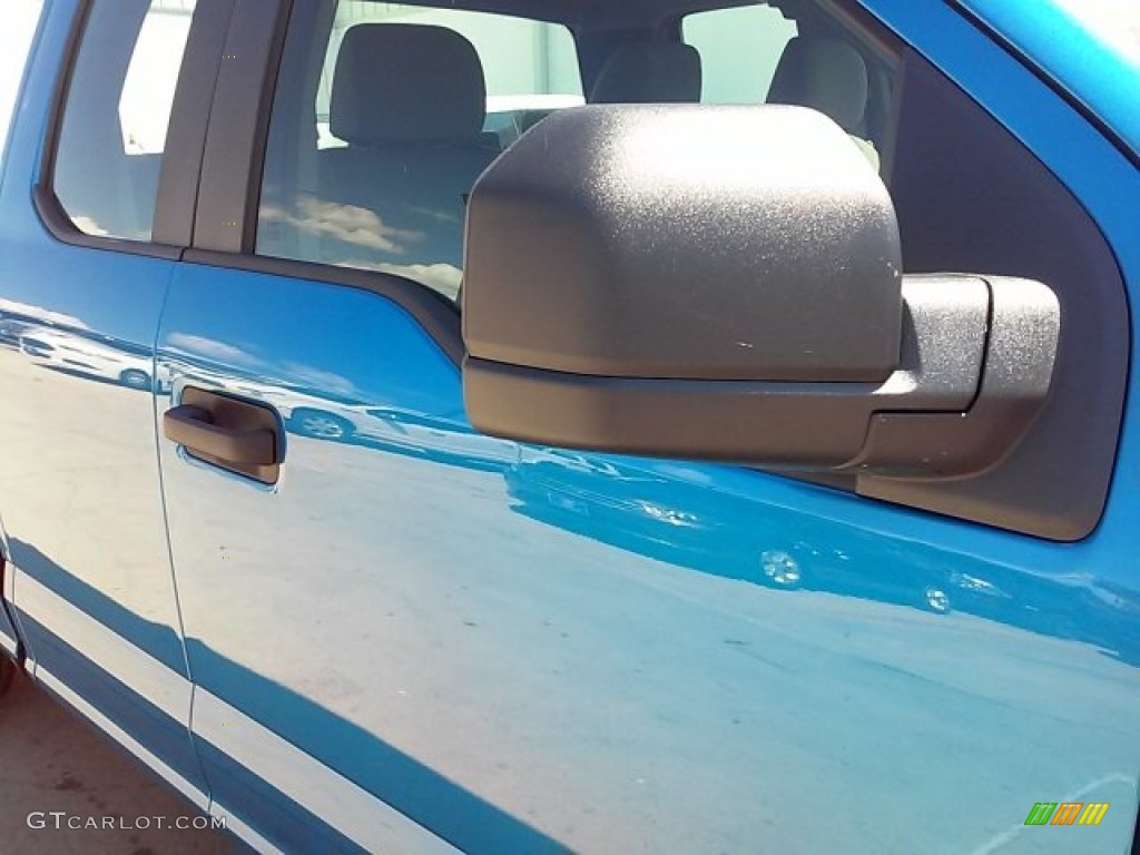 2015 F150 XL SuperCab - Blue Flame Metallic / Medium Earth Gray photo #5