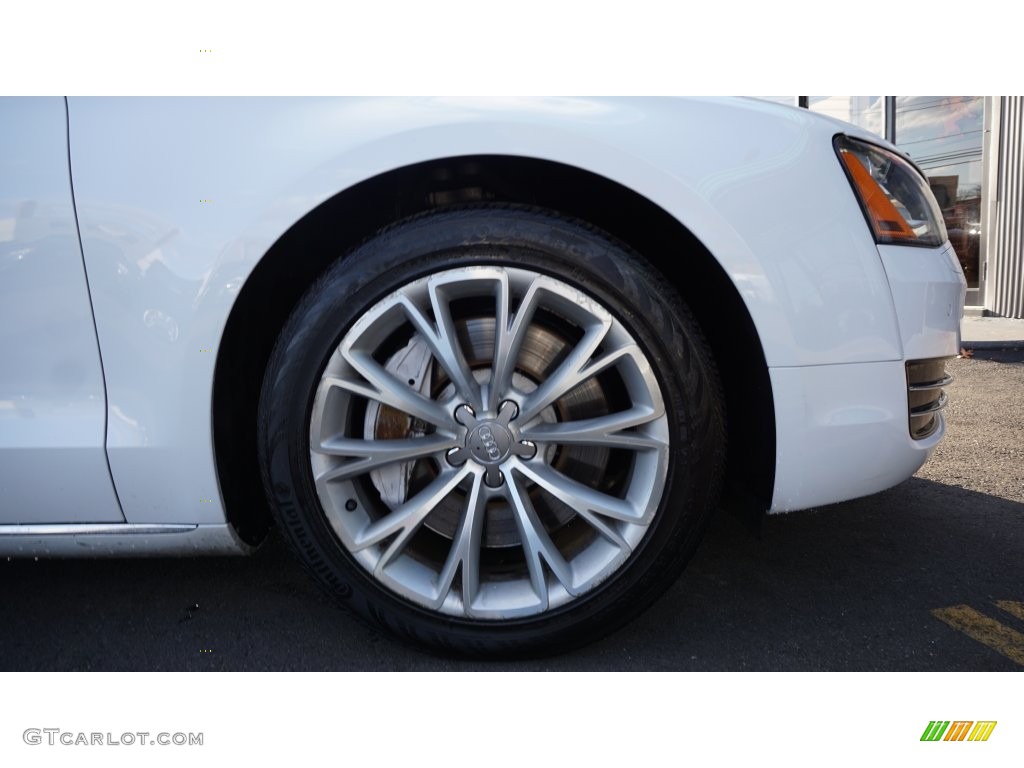 2012 A8 L 4.2 quattro - Glacier White Metallic / Nougat Brown photo #12