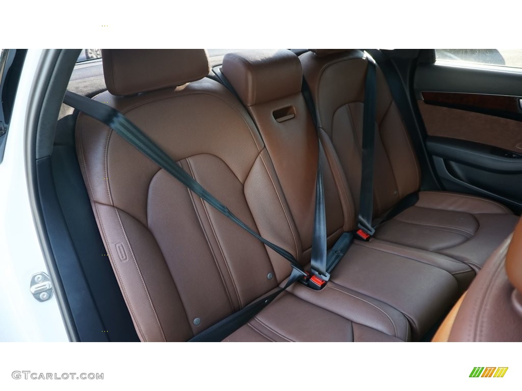 2012 A8 L 4.2 quattro - Glacier White Metallic / Nougat Brown photo #18