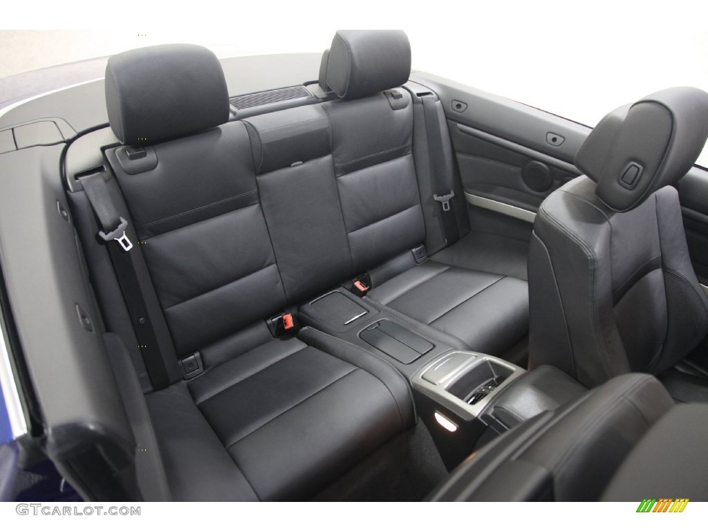 Black Interior 2013 BMW 3 Series 335is Convertible Photo #108693052