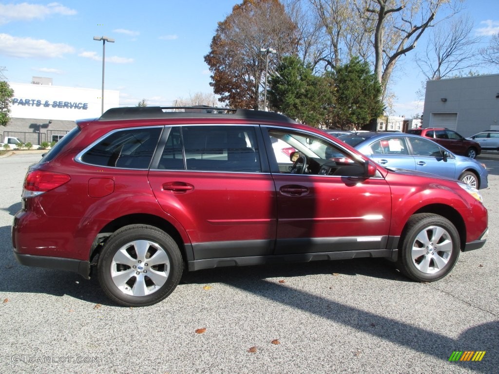 2011 Outback 3.6R Limited Wagon - Ruby Red Pearl / Warm Ivory photo #7