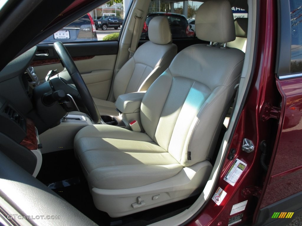 2011 Outback 3.6R Limited Wagon - Ruby Red Pearl / Warm Ivory photo #10