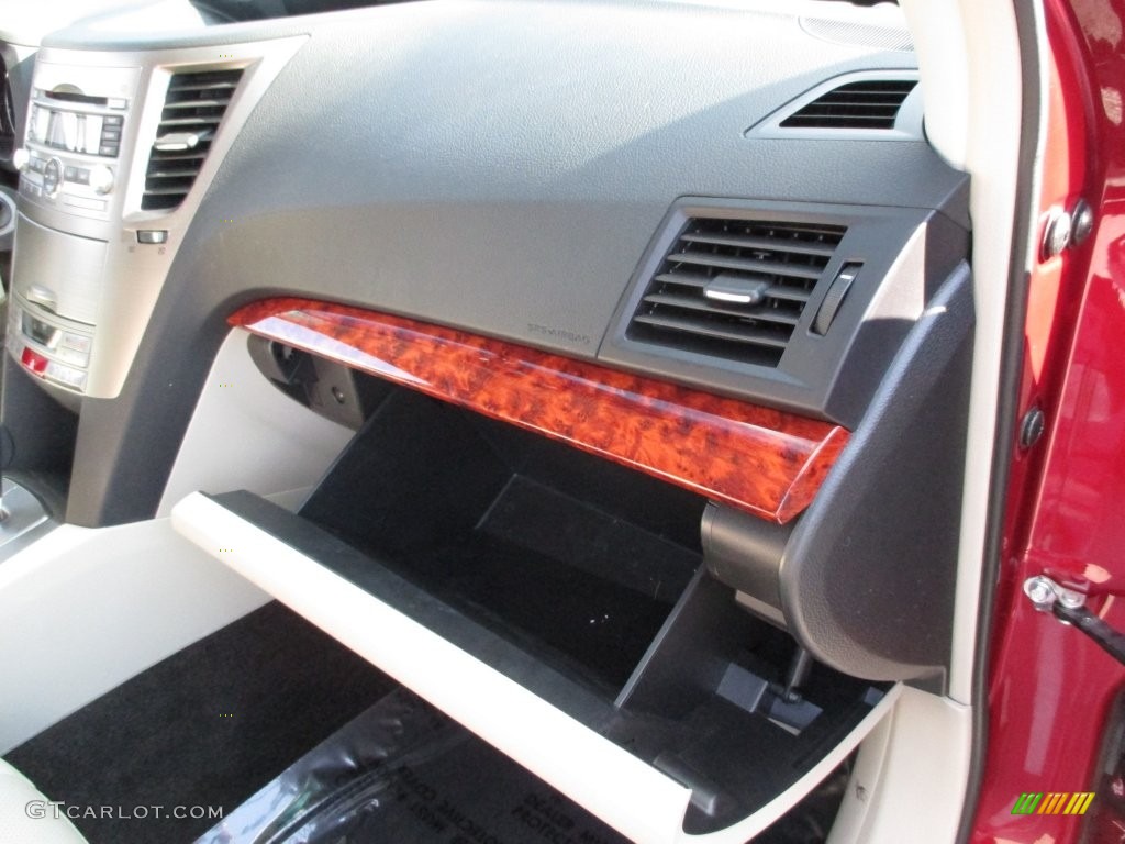 2011 Outback 3.6R Limited Wagon - Ruby Red Pearl / Warm Ivory photo #17