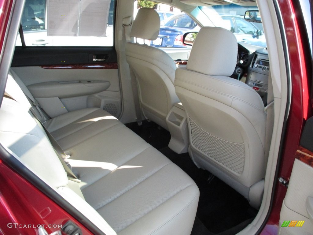 2011 Outback 3.6R Limited Wagon - Ruby Red Pearl / Warm Ivory photo #18
