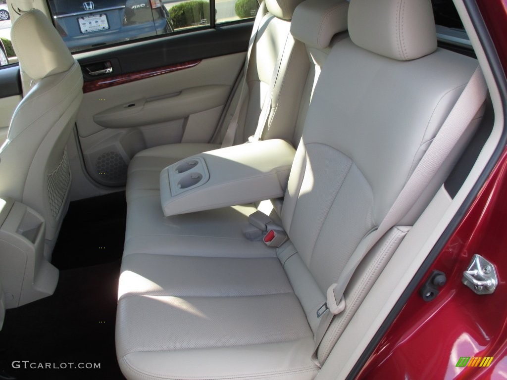 2011 Outback 3.6R Limited Wagon - Ruby Red Pearl / Warm Ivory photo #20