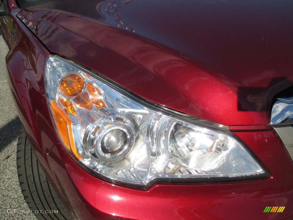2011 Outback 3.6R Limited Wagon - Ruby Red Pearl / Warm Ivory photo #24