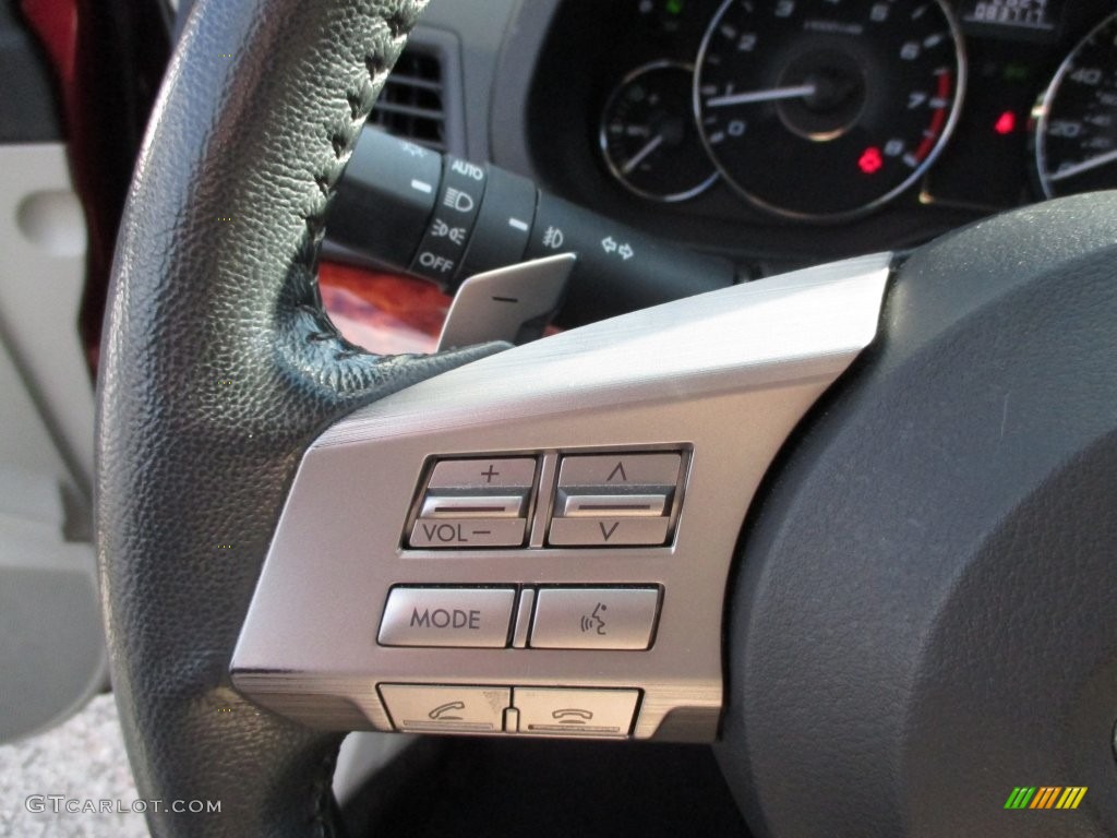2011 Outback 3.6R Limited Wagon - Ruby Red Pearl / Warm Ivory photo #38