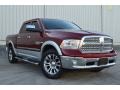 2014 Deep Cherry Red Crystal Pearl Ram 1500 Laramie Crew Cab 4x4  photo #2