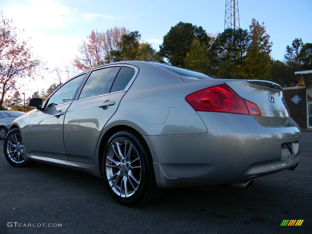 2008 G 35 S Sport Sedan - Platinum Graphite Gray / Stone photo #8