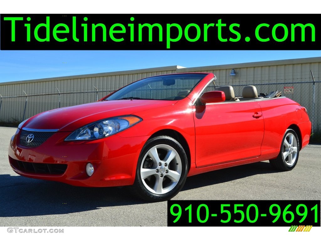 Absolutely Red Toyota Solara