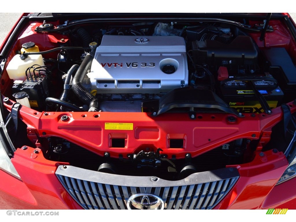 2006 Solara SLE V6 Convertible - Absolutely Red / Ivory photo #12