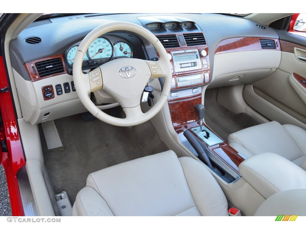 2006 Solara SLE V6 Convertible - Absolutely Red / Ivory photo #16