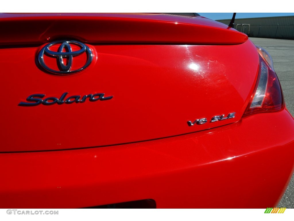 2006 Solara SLE V6 Convertible - Absolutely Red / Ivory photo #20