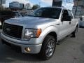 2014 Ingot Silver Ford F150 STX SuperCab 4x4  photo #2