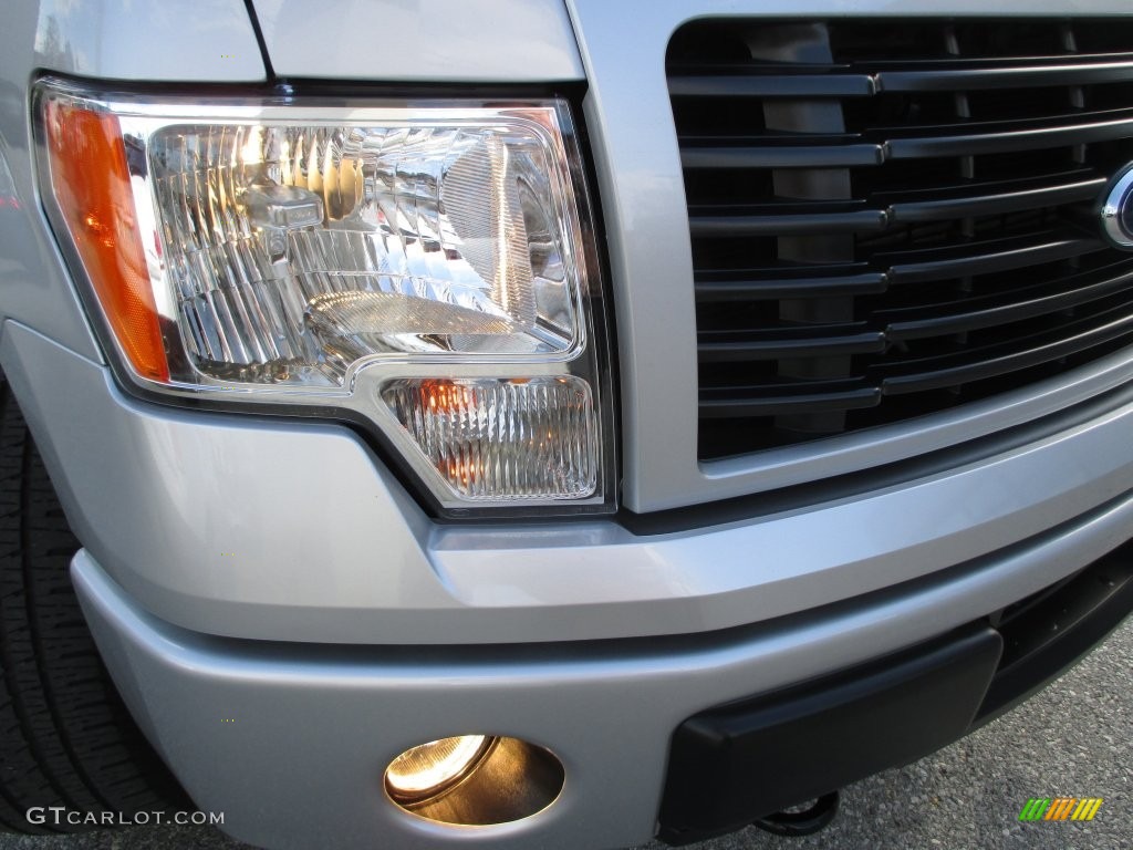 2014 F150 STX SuperCab 4x4 - Ingot Silver / Black photo #33