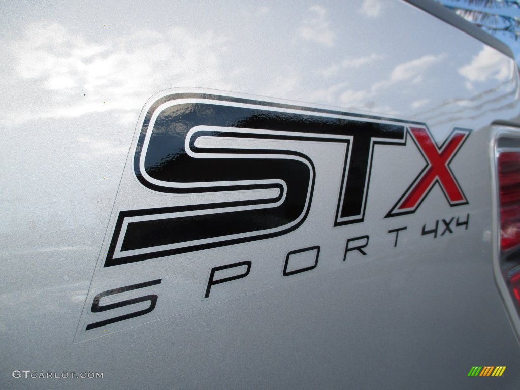 2014 F150 STX SuperCab 4x4 - Ingot Silver / Black photo #37