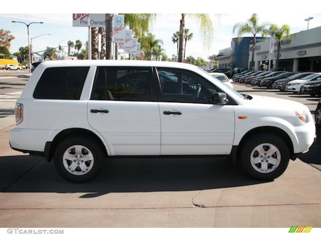 2007 Pilot LX - Taffeta White / Saddle photo #12