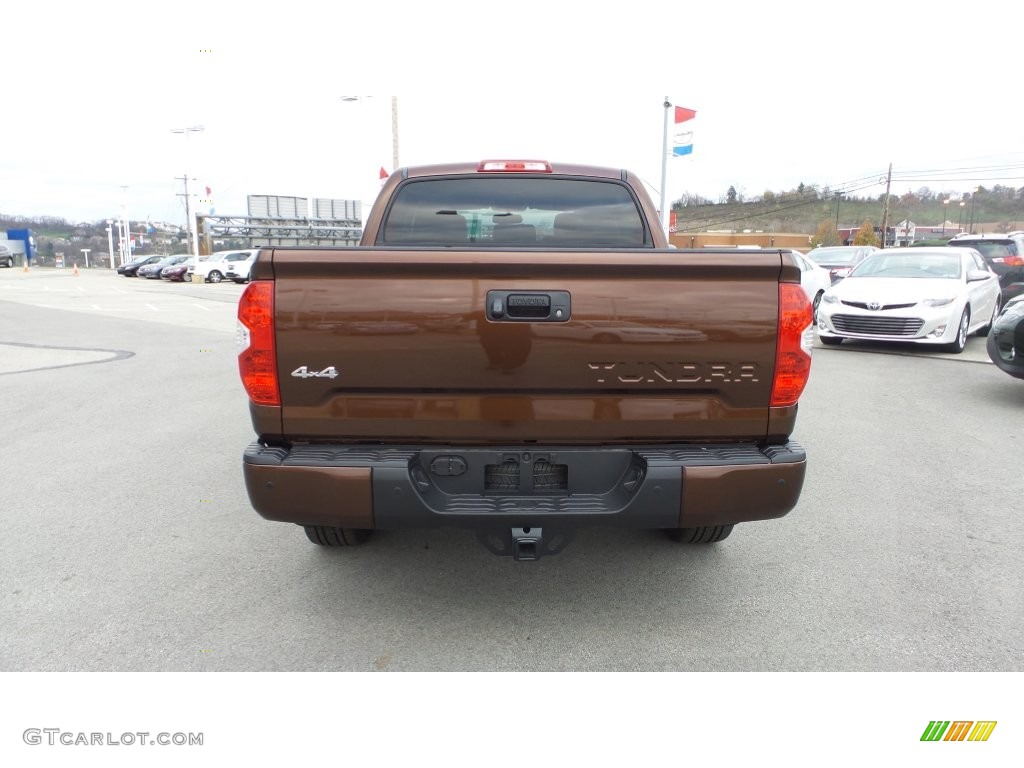 2016 Tundra Limited CrewMax 4x4 - Sunset Bronze Mica / Black photo #5