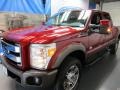 2016 Ruby Red Metallic Ford F250 Super Duty Lariat Crew Cab 4x4  photo #3