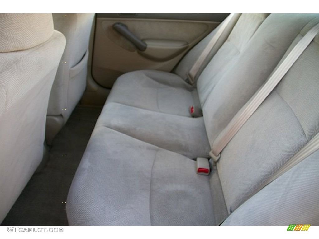 2001 Civic LX Sedan - Clover Green / Beige photo #4