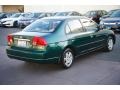 2001 Clover Green Honda Civic LX Sedan  photo #11