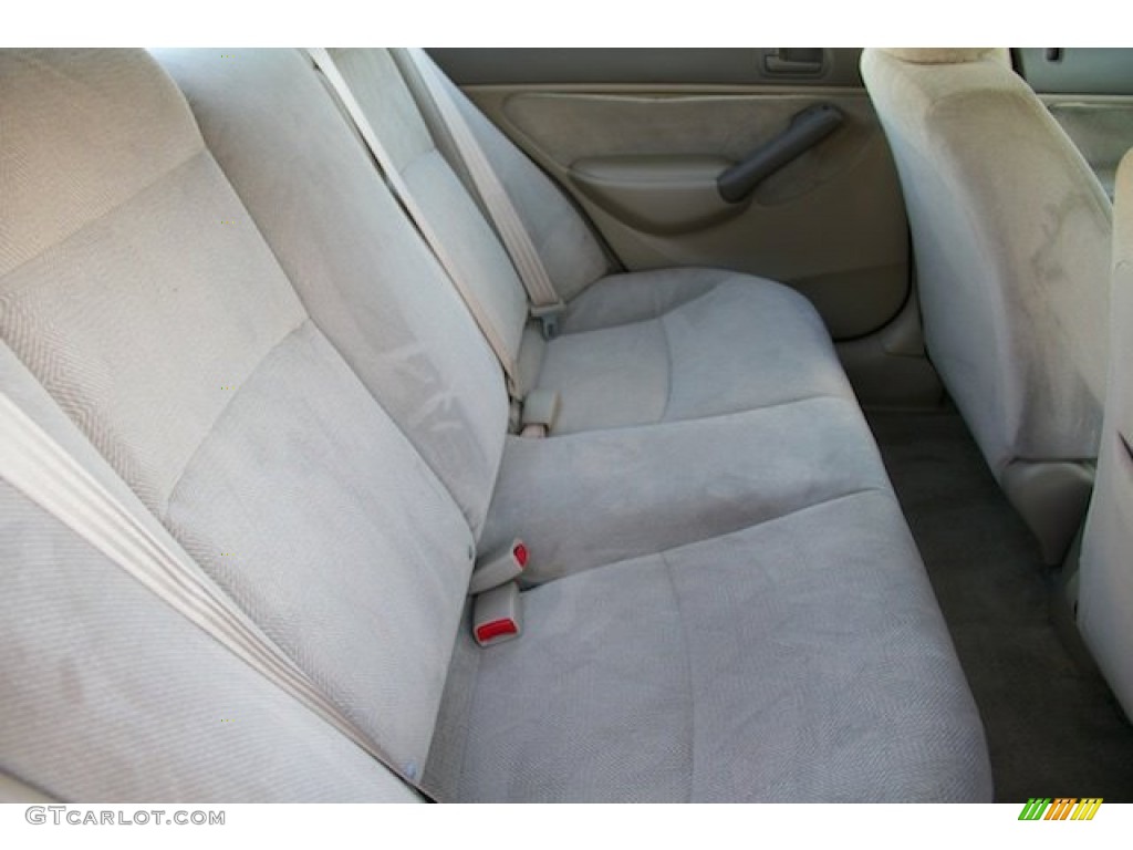2001 Civic LX Sedan - Clover Green / Beige photo #16