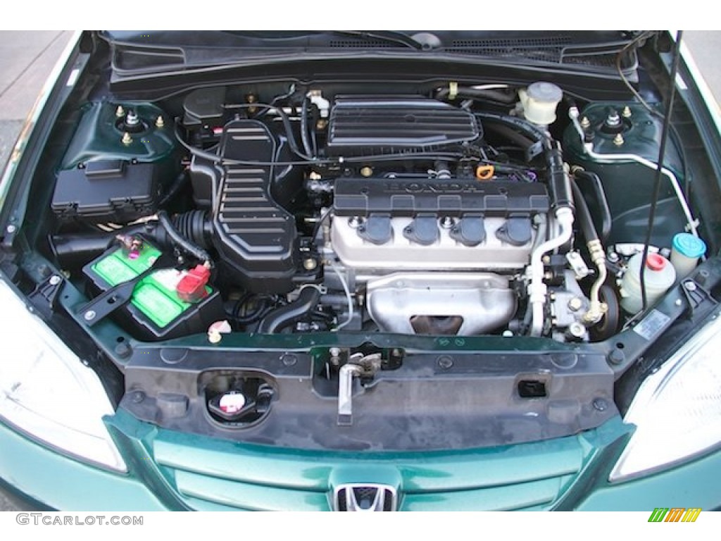 2001 Civic LX Sedan - Clover Green / Beige photo #25