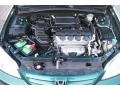 2001 Clover Green Honda Civic LX Sedan  photo #25
