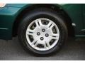 2001 Clover Green Honda Civic LX Sedan  photo #26