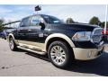 Brilliant Black Crystal Pearl 2016 Ram 1500 Laramie Longhorn Crew Cab Exterior