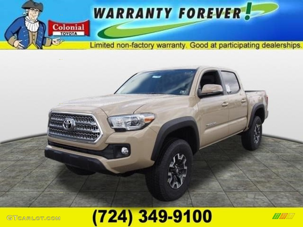 2016 Tacoma TRD Off-Road Double Cab 4x4 - Quicksand / TRD Graphite photo #1