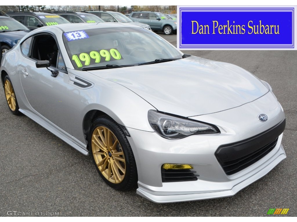 2013 BRZ Premium - Sterling Silver Metallic / Black Cloth photo #1