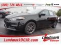 2016 Pitch Black Dodge Dart SE  photo #1