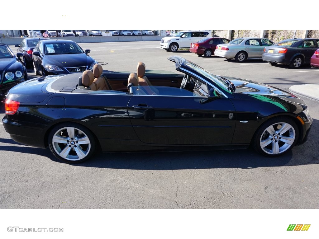 2008 3 Series 335i Convertible - Jet Black / Saddle Brown/Black photo #15