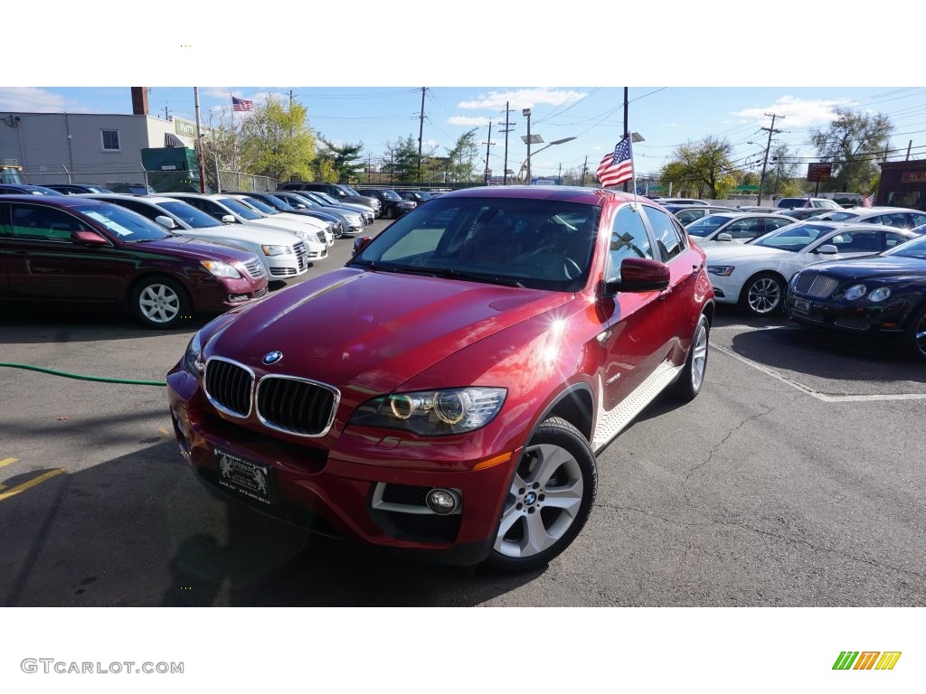 2013 X6 xDrive35i - Vermilion Red Metallic / Vermillion Red photo #1